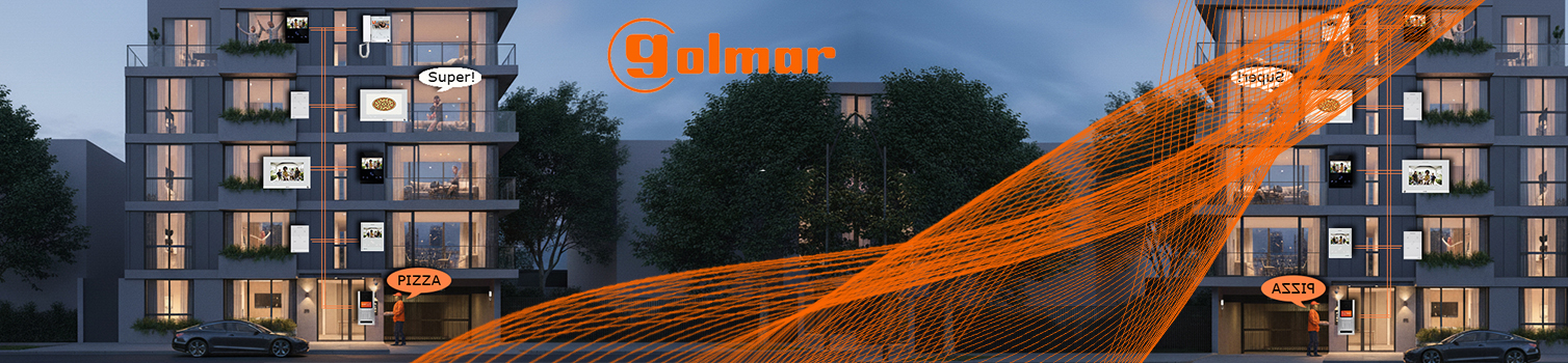 Двужилна неполярна домофонна система